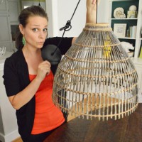 How To Turn A Basket Into A Pendant Light
