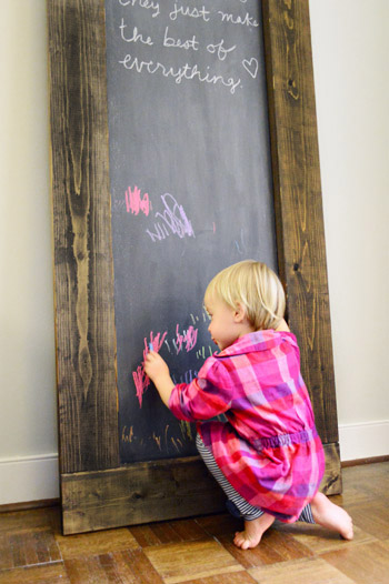 DIY Chalkboard Wall