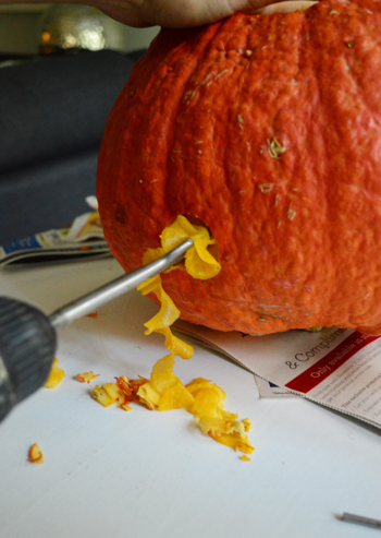 Jack O'Lantern Wooden Blocks - Crafts by Amanda