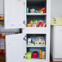 How To Make A Play Refrigerator From An Old Cabinet