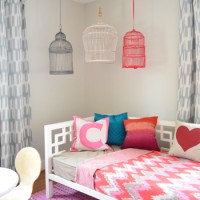 Hanging Decorative Birdcages In A Kids Room