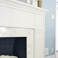 Our $200 Marble Fireplace Makeover