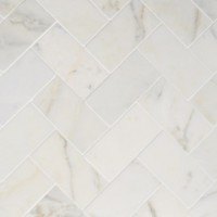 How To Tile A Marble Herringbone Fireplace