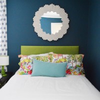 Hanging A Round Mirror Over The Bed