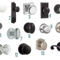 Fourteen New Interior Door Knob Options