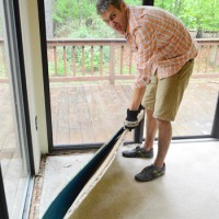 Ripping Up A Rug & Removing The Rug Pad & Tack Strips