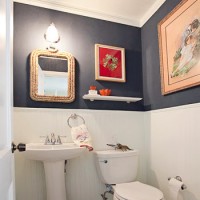 Reader Redesign: Bathroom Red, White & Blues
