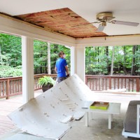 How To Tear Down An Old Ceiling