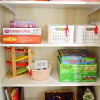 How To Turn A Coat Closet Into Toy Storage