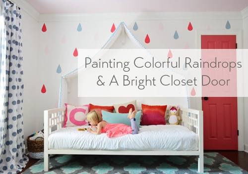 Painting Colorful Raindrops And A Bright Closet Door Title Card