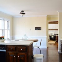 Painting Dark Trim & Paneling In The Kitchen