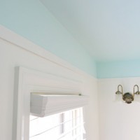 Adding Color And Trim To A Bathroom Ceiling