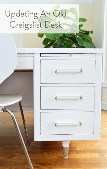 Updating A Craigslist Desk For Our Office | Young House Love