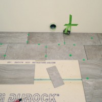 Installing Porcelain Tile In The Laundry Room