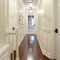 An Easy Way To Add DIY Wainscoting To Your Hallway