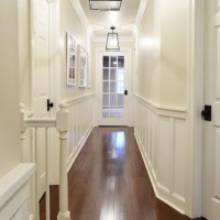 Easy DIY Wainscoting For Your Hallway