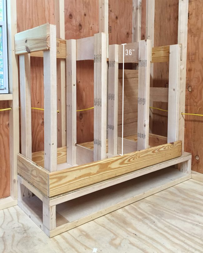 shed storage ideas scrap wood organizer made of scrap wood