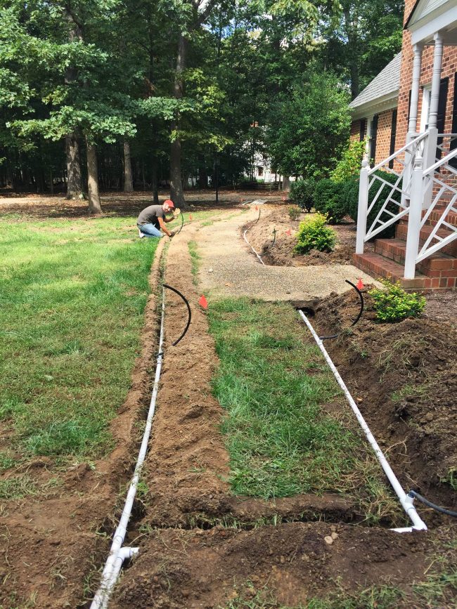 Water Sprinkler System Installation