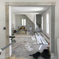 Beach House Update: Tile, Trim, & Doors!