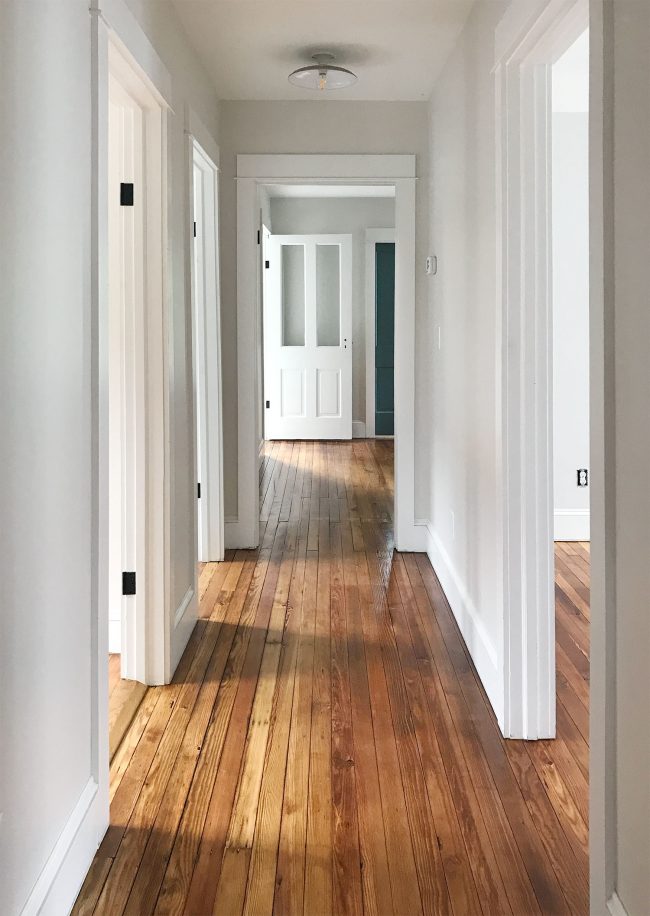 The Pine Floors At The Beach House Are Refinished And It Changes