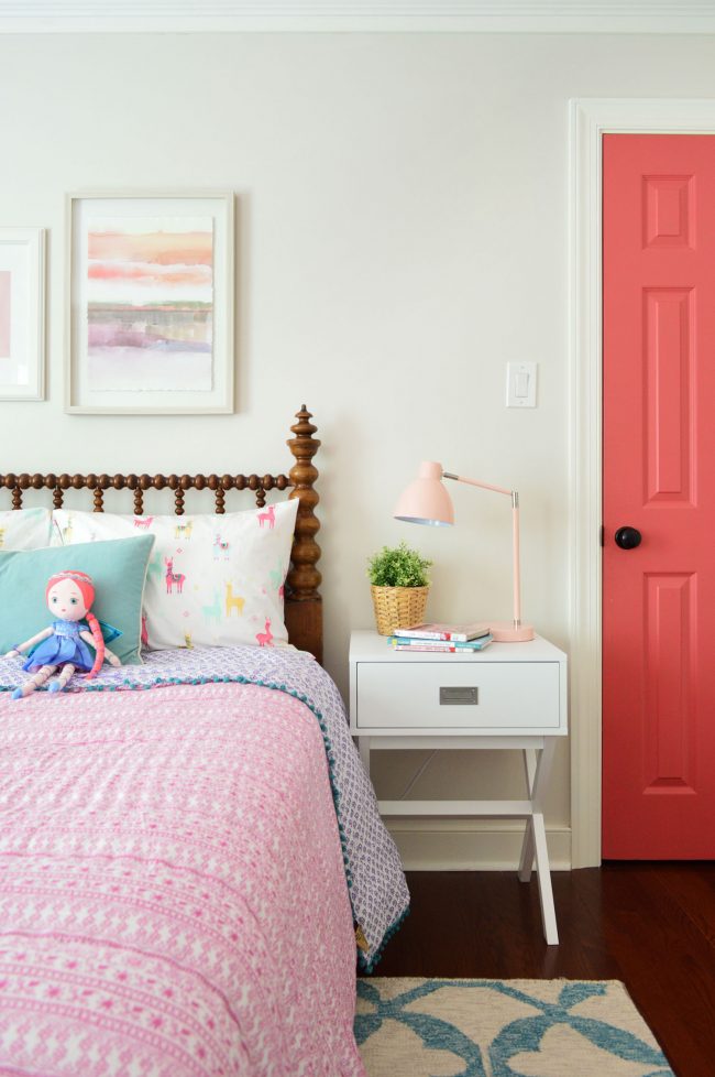 girls bed headboard