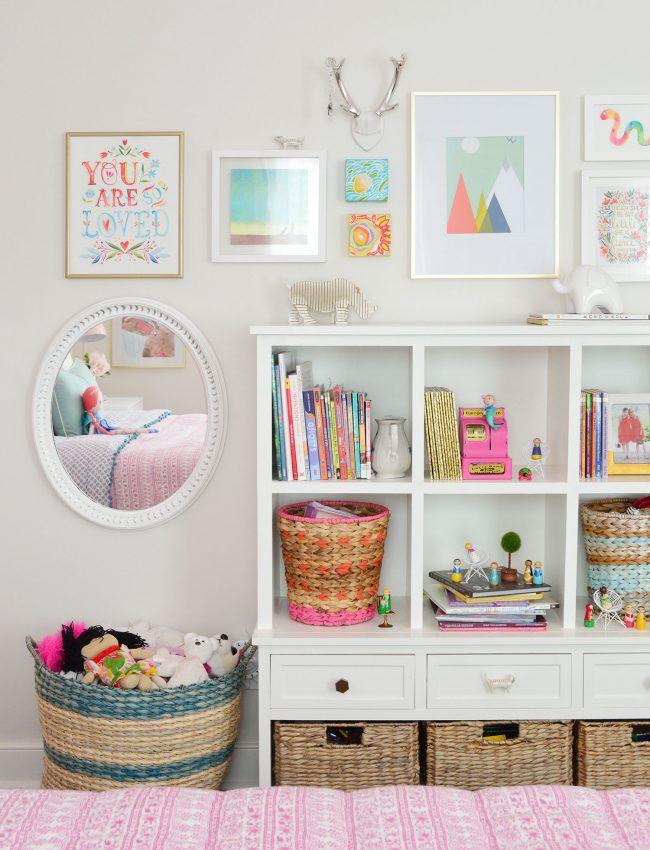 girls bedroom storage