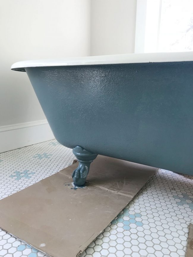 How To Refinish A Nasty Old Clawfoot Tub