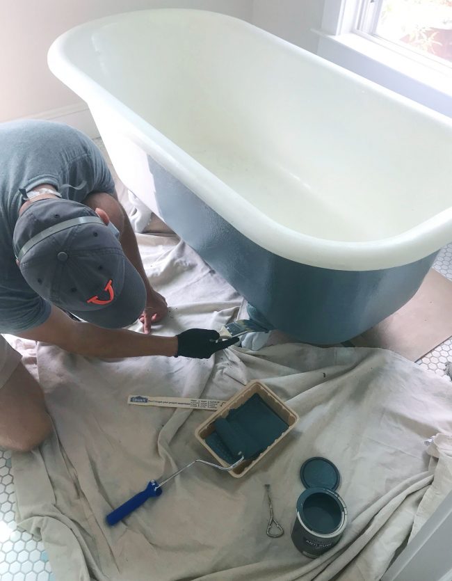 How To Refinish A Nasty Old Clawfoot Tub