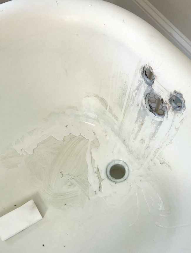 How To Refinish A Nasty Old Clawfoot Tub, How To Clean An Old Porcelain Bathtub