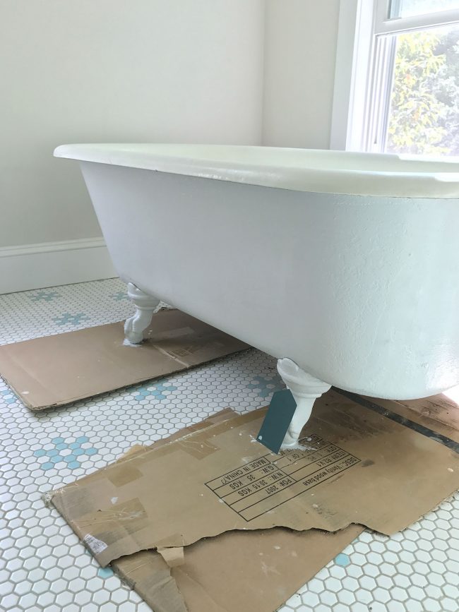 How To Refinish A Nasty Old Clawfoot Tub
