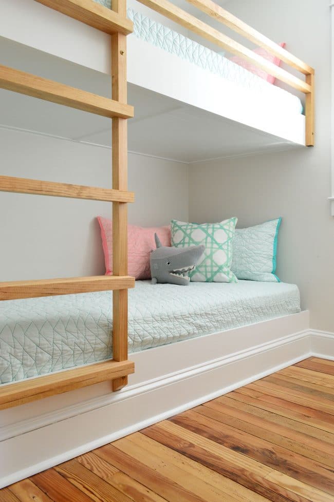 How To Make Diy Built In Bunk Beds, Bunk Beds Built Into Wall