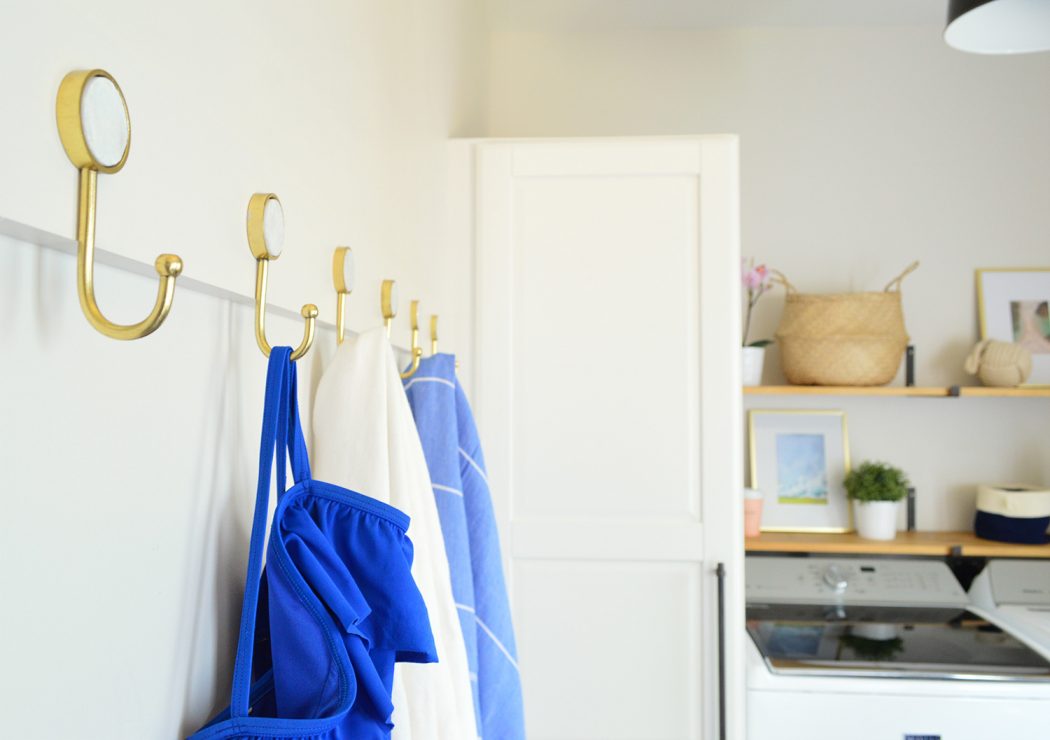 DIYing A Long Hook Rail For Your Mudroom