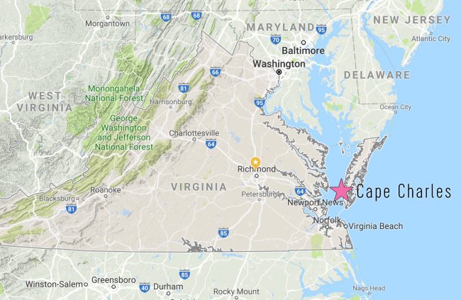 Cape Charles Va Map Our Guide To Cape Charles, Virginia | Young House Love