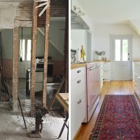 Before & Afters Of Our Beach House: Downstairs