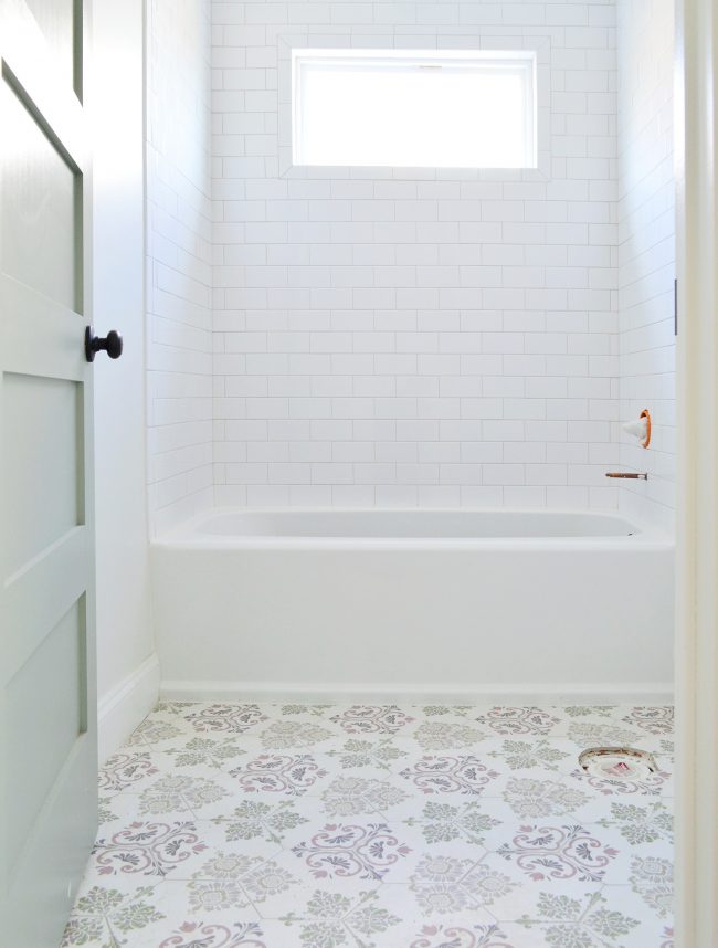 Hexagon Floor Tile Shower