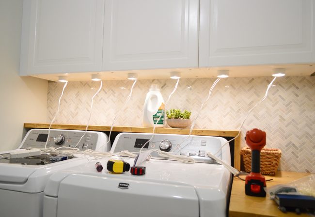 installing your own under-cabinet lighting | young house love