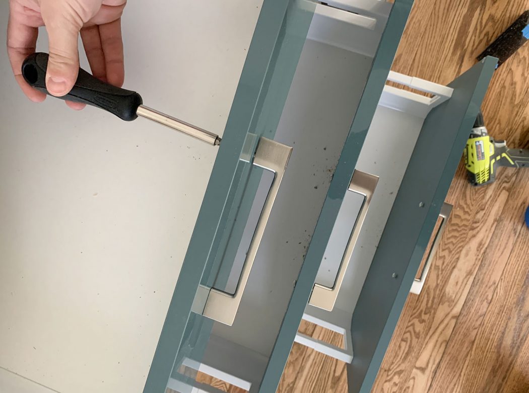Installing cabinet hardware deals