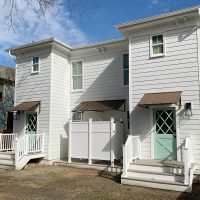 Before & After Of The Back Of The Duplex