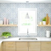 DIY Floating Kitchen Shelves