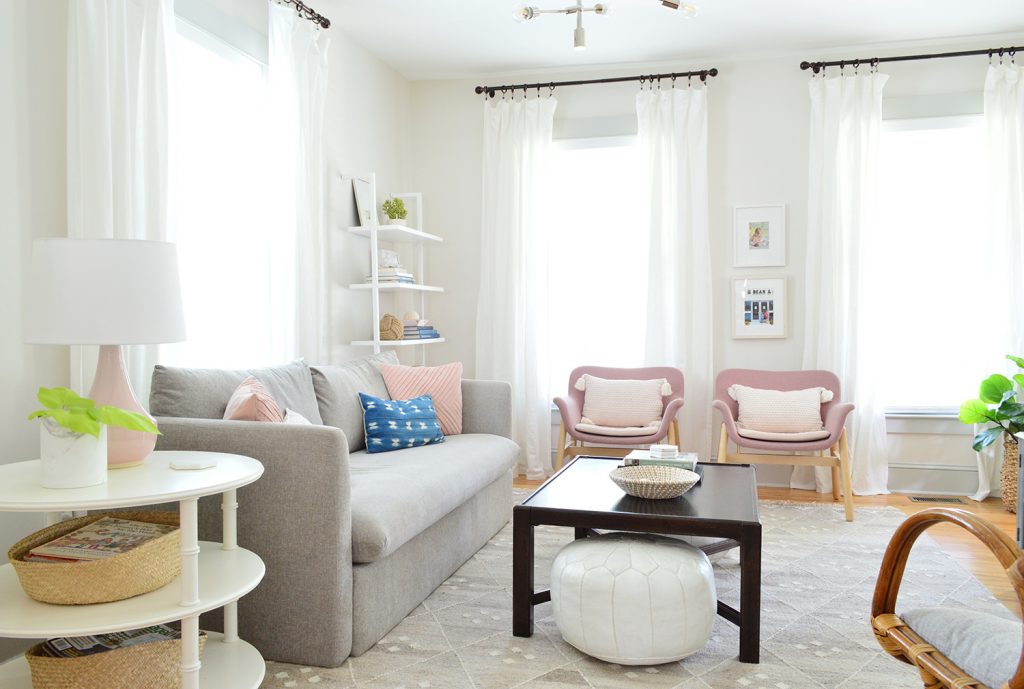 Beach House Living Room Gray Walls And Rug