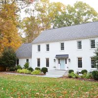 Exterior Updates After Painting Our Brick House White