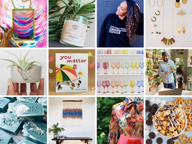 Grid Of Black Owned Small Businesses You Can Shop