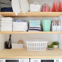 How To Build Easy Laundry Shelves