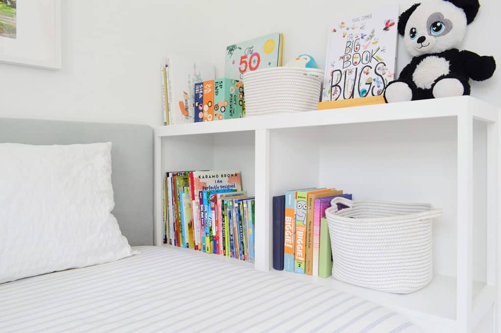 Diy Headboard Custom Bookshelf Cozy, Floating Headboard With Shelves Ikea