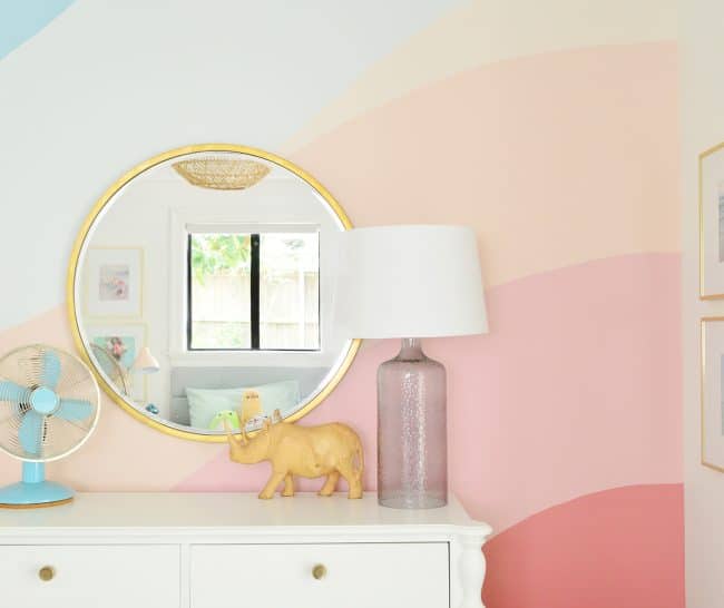 How To Paint A Colorful Abstract Wall Mural
