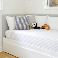 An Easy Upholstered Daybed Headboard