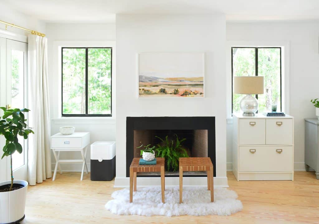 Florida Our Bedroom Fireplace Windows Straight Including Ikea Floating Cabinets To Our Bed room Bedroom Fireplace After Moving In With Random Objects On Either Side