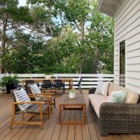 A Deck Makeover Using Low Maintenance Outdoor Furniture