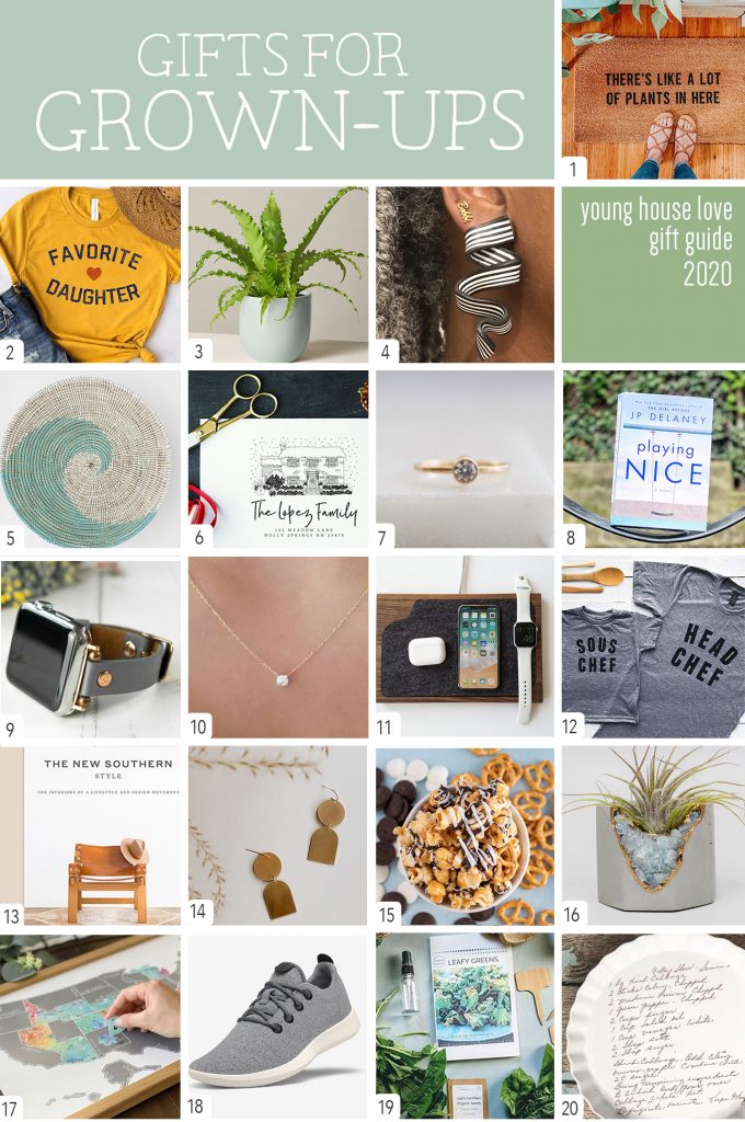 Gifts For Grown Ups Graphic Collage