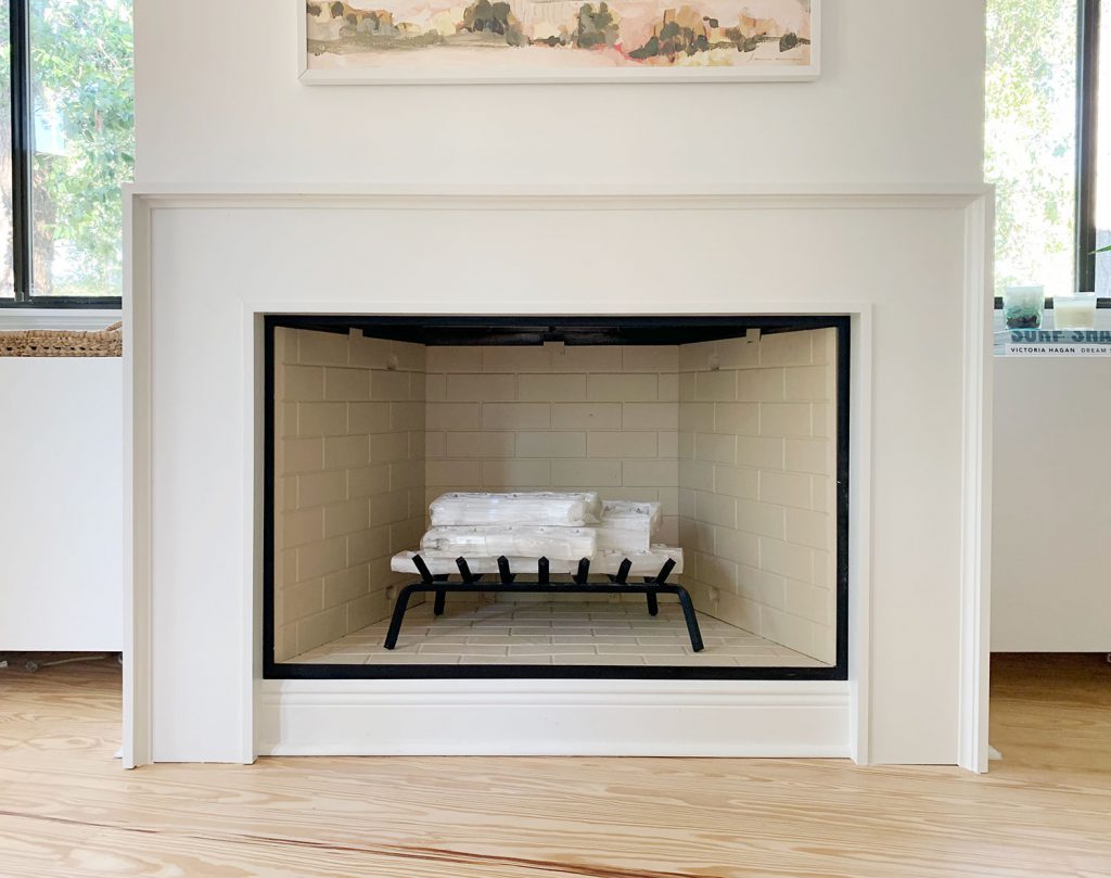 Easy Modern Fireplace Mantel, Simple Fireplace Surround Diy